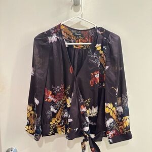 Madewell Chiffon Wrap Top